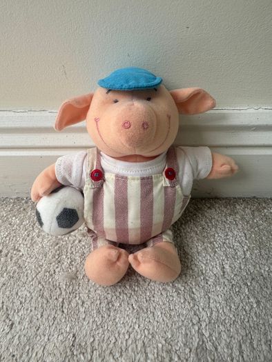 Preston Pig Vintage Soft Toy Plush Used Dirty Please see pictures