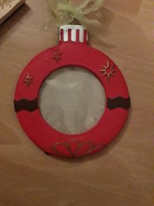 Christmas picture frames