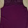 Burgundy sleeveless lace top Image 6