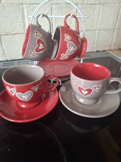 Coffee Set .. 8 Piece with Stand .. Price Drop