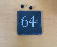 Slate House Number