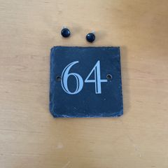 Slate House Number