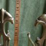 Pair of French Vintage Brass Fire Dogs Andirons Fireplace Image 5