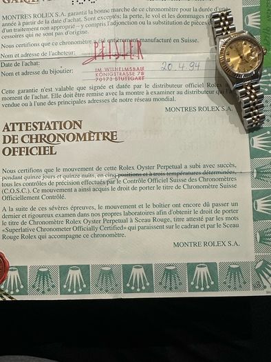 Rolex Datejust 26mm 1994