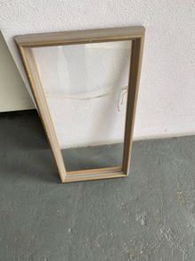picture frame solid wood and glass