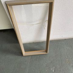 picture frame solid wood and glass