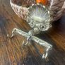 Matching brass bathroom soap dish and 3 piece hook Image 4