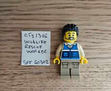 lego cty1306 wildlife rescue worker, set 60302