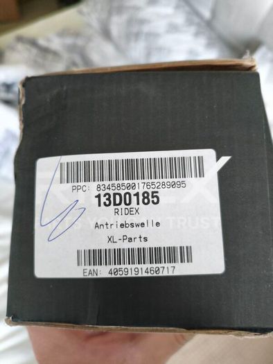 RIDEX 13D0185 Drive Shaft  CV Axle WV Audi Seat Skoda