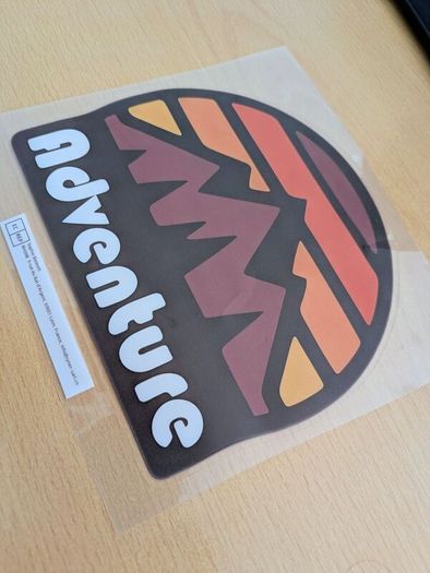 Sticker  Adventure Vinyl waterproof