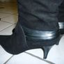 VAN DAL Black Boots Suede Leather Knee High Boots. Uk 6 Eu 39. Immaculate Image 7