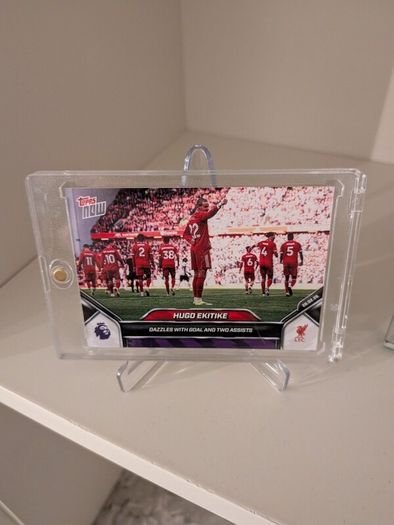 Hugo Ekitike Liverpool Topps Now card