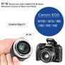 09732 35mm F/1.7 Large Aperture HD MC Manual Prime Fixed Lens APS-C for Canon EF-M Mount Image 5