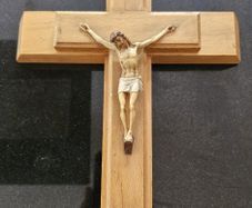 Vintage Religious wall Cross / Crucifix