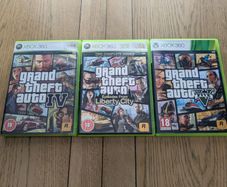 Xbox 360 GTA Bundle  GTA V + IV + Episodes from Liberty City
