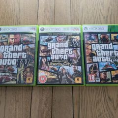 Xbox 360 GTA Bundle  GTA V + IV + Episodes from Liberty City