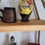 Beautiful Handmade 2-Tier Hanging Rope Shelf Image 7