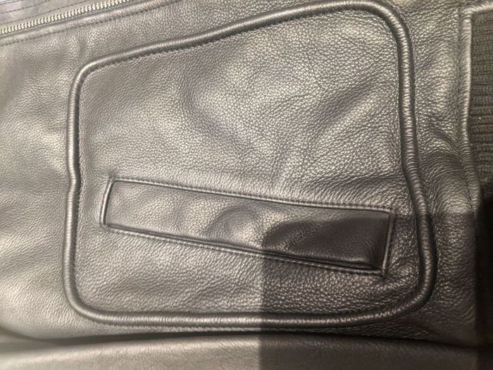 Superdry Black Aviator Flight Leather Jacket