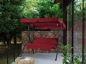 Hollywood Swing Weatherproof 200 kg Load Capacity Roof Non-Slip Feet Garden Patio