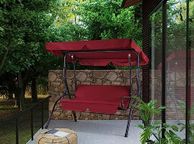 main image for ad Hollywood Swing Weatherproof 200 kg Load Capacity Roof Non-Slip Feet Garden Patio