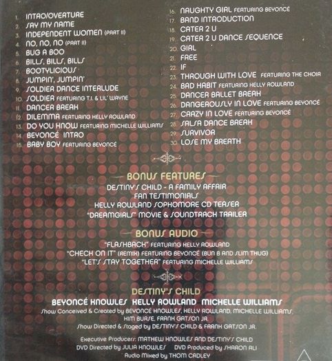 Destinys Child [2006] Live In Atlanta (Music DVD)