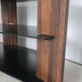 AVF Varano 130cm Walnut & Black Glass TV Stand - Up to 65" Image 5