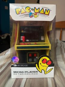 Playable pac-man micro arcade machine