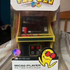 Playable pac-man micro arcade machine