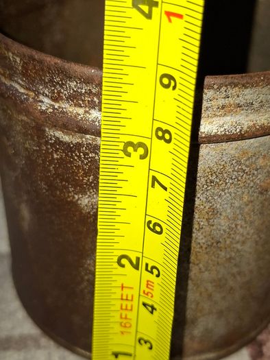 Rare 13 Piece Lot of Antique Chavagnat Tin Measuring Demi-Litre from Paris, France, dating  approximately 1800s.