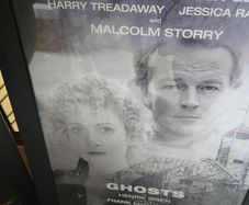 pair of theatre posters framed