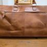 Paul Costello Genuine Leather Overnight / Travel Bag Image 4