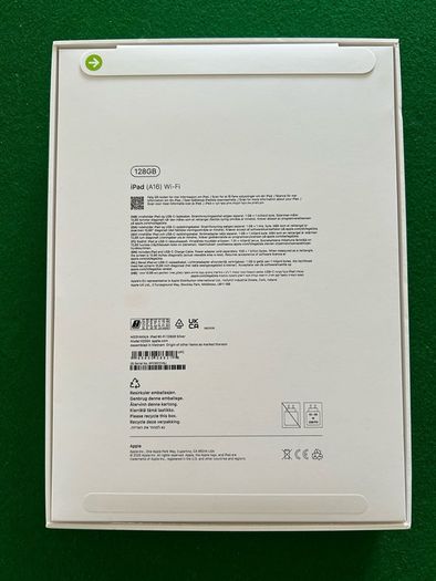 New Apple iPad (A16) Wi-Fi (unused) 2days new.
