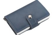 Leather pop up wallet