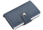 Leather pop up wallet