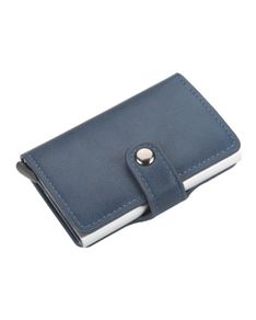 Leather pop up wallet
