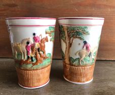 Antique Wedgwood John Peel Tumbler's