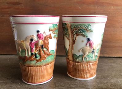 Antique Wedgwood John Peel Tumbler's