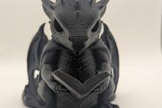 Tealight dragon 3d printed