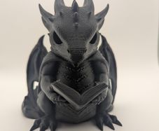 Tealight dragon 3d printed