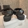 Black Croc Chunky Sports Sandals from Krush. Size UK 5 / EU 38 Image 6