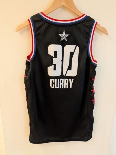 Golden State Warriors 2019 Curry #30 all stars alternate basketball jersey nike small mens