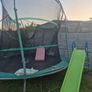 Trampoline and 2 slides Image 2
