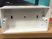 Flush PVC Boxes Twin Electrical Boxes