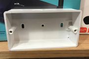 Flush PVC Boxes Twin Electrical Boxes