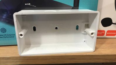 Flush PVC Boxes Twin Electrical Boxes