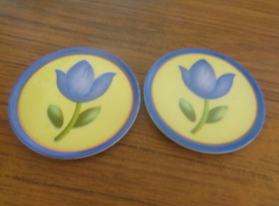 Plastic Coasters x 2 for Sale