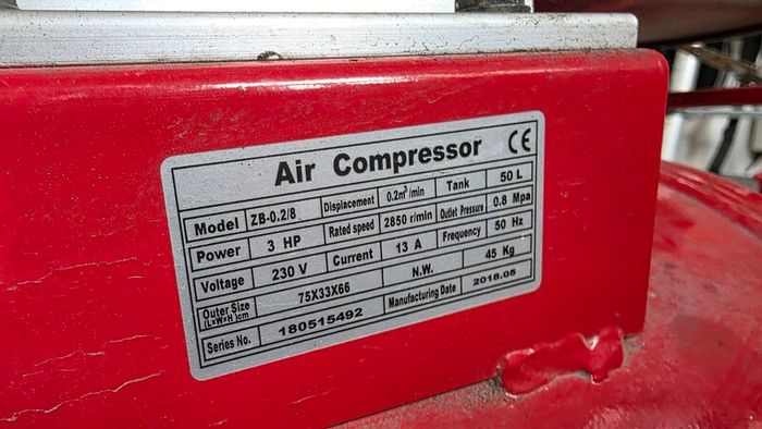 50L Air compressor 3HP