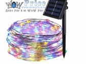38612 LED Solar String Lights Waterproof Copper Wire Fairy Outdoor Garden Party