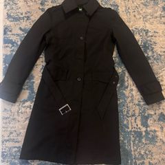 Ladies Black Trench Coat