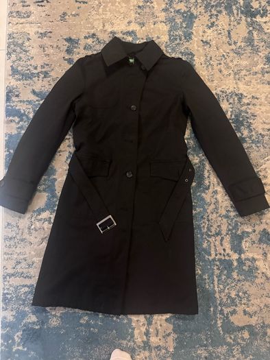 Ladies Black Trench Coat